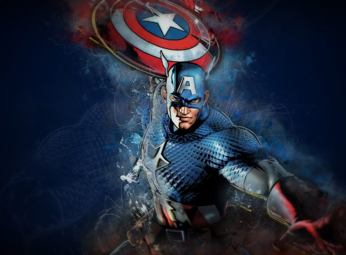 Wallpaper Captain America, Marvel Comics, 4K, Art 5168614414